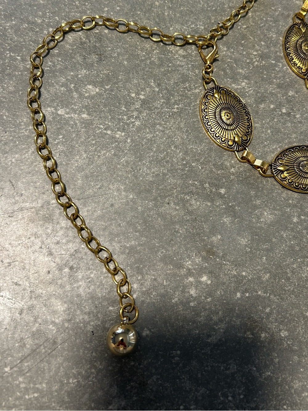 Western Concho Chain belt NEW - Picture 5 of 5